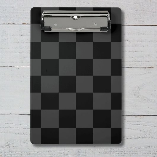 Mini Porte-bloc Classic moderne noir & fumée noir tableau de bord
