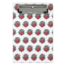 Classiques encrés : Porte - blocs du coeur et cupi