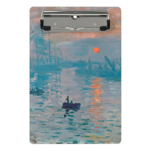 Mini Porte-bloc Claude Monet Impression Soleil Levant Français