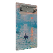 Mini Porte-bloc Claude Monet Impression Sunrise Français (Incliné)