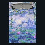 Mini Porte-bloc Claude Monet Water Lilie L'Art Impressionniste Fra<br><div class="desc">Claude Monet Water Lilies Art French Impressionist Water Lilies (ou Nympheas) est une série d'environ 250 peintures à l'huile de l'impressionniste français Claude Monet. Les peintures représentent le jardin fleuri de Monet à Giverny.</div>