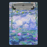 Mini Porte-bloc Claude Monet Water Lilie L'Art Impressionniste Fra<br><div class="desc">Claude Monet Water Lilies Art French Impressionist Water Lilies (ou Nympheas) est une série d'environ 250 peintures à l'huile de l'impressionniste français Claude Monet. Les peintures représentent le jardin fleuri de Monet à Giverny.</div>