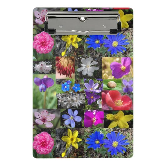Mini Porte-bloc clipboard printemps coloré (Devant)
