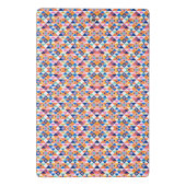 Mini Porte-bloc Clipboard with vibrant geometric pattern  (Dos)