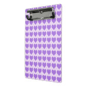 Mini Porte-bloc Cœurs violets (Angle2)