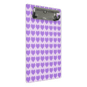 Mini Porte-bloc Cœurs violets (Incliné)