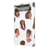 Mini Porte-bloc Coiffures de filles noires (Angle2)