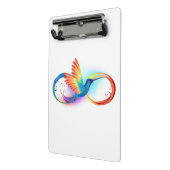 Mini Porte-bloc Colibri arc-en-ciel avec symbole Infinity (Angle2)