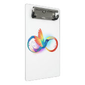Mini Porte-bloc Colibri arc-en-ciel avec symbole Infinity (Incliné)