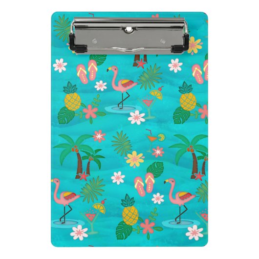 Mini Porte-bloc Collage tropical (Devant)