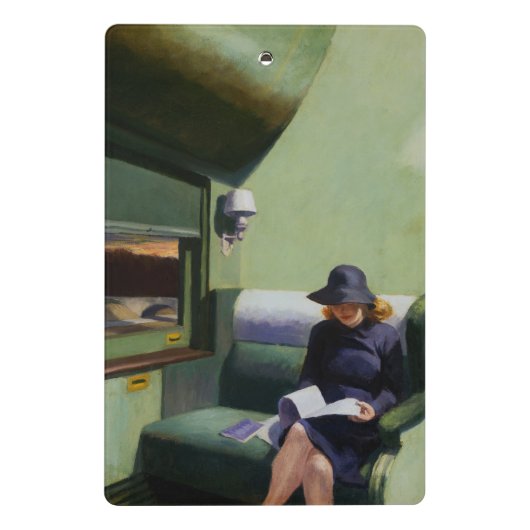 Mini Porte-bloc Compartiment C, voiture 293 par Edward Hopper (Dos)