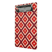 Mini Porte-bloc Conception Abstraite Géométrique Rouge (Angle2)