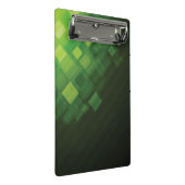 Mini Porte-bloc Conception abstraite verte de technologie (Incliné)