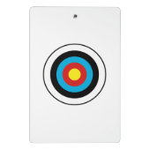 Mini Porte-bloc Conception cible Bullseye (Dos)