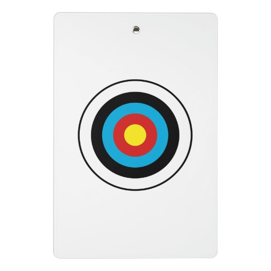 Mini Porte-bloc Conception cible Bullseye (Dos)