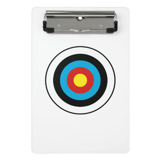 Mini Porte-bloc Conception cible Bullseye (Devant)