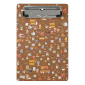 Mini Porte-bloc Conception De Belles Verres, Tétons, Tasses Et Plu (Devant)