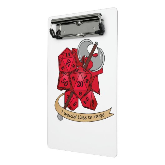 Mini Porte-bloc Conception de dés barbares (Angle2)