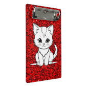Mini Porte-bloc Conception de dessin au trait de chat stylisé-5231 (Incliné)