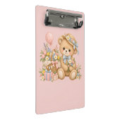 Mini Porte-bloc Conception de fête de nounours mignon (Incliné)