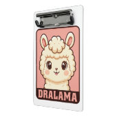 Mini Porte-bloc Conception d'illustration de lama mignon (Angle2)
