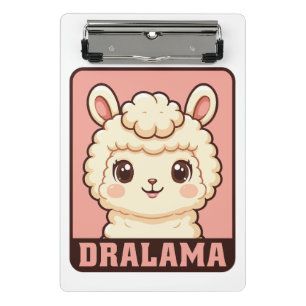 Mini Porte-bloc Conception d'illustration de lama mignon