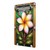 Mini Porte-bloc Conception florale dans un cadre doré (Angle2)