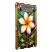 Mini Porte-bloc Conception florale dans un cadre doré (Incliné)