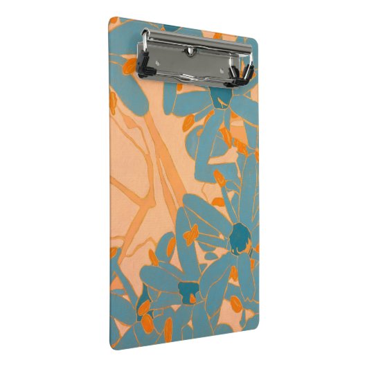 Mini Porte-bloc Contemporary Leaf Design in Peach (Incliné)