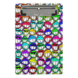 Mini Porte-bloc COOL SOURIRE VISAGES GROUPE I + votre idée
