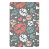 Mini Porte-bloc Copie de baiser et motif de coeur (Dos)