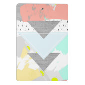 Mini Porte-bloc Copie géométrique d'art (Dos)