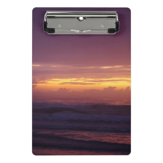 Mini Porte-bloc Couchers de soleil côtiers (Devant)