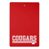 Mini Porte-bloc Cougars (Dos)