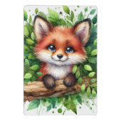 Mini Porte-bloc Couleur d'eau Red Fox (Dos)