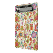 Mini Porte-bloc Couleur florale et hibou (Angle2)