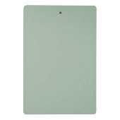 Mini Porte-bloc Couleur solide Sage Mist vert clair (Dos)