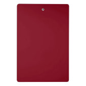 Mini Porte-bloc Couleur uni rouge grenat (Dos)