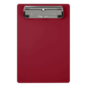 Mini Porte-bloc Couleur uni rouge grenat