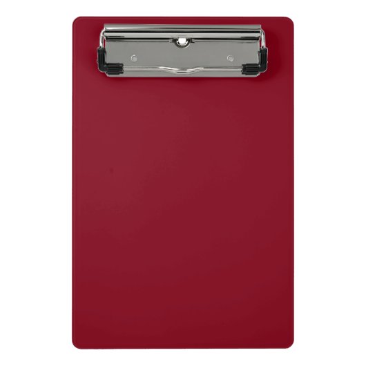 Mini Porte-bloc Couleur uni rouge grenat (Devant)
