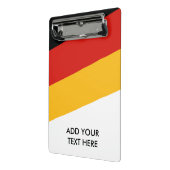 Mini Porte-bloc COULEURS DE DRAPEAU ALLEMANDE + vos idées (Angle2)