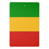 Mini Porte-bloc COULEURS RASTAFARI + vos idées (Dos)