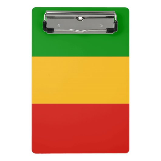 Mini Porte-bloc COULEURS RASTAFARI + vos idées (Devant)