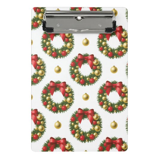 Mini Porte-bloc Couronnes de Noël (Devant)
