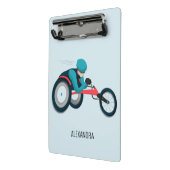 Mini Porte-bloc Course en fauteuil roulant (Angle2)