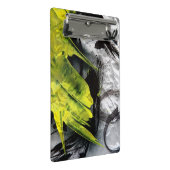 Mini Porte-bloc Courses expressives de brosse de texture grunge (Incliné)