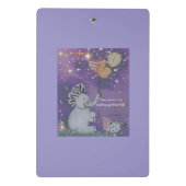 Mini Porte-bloc Couverture "Eleze Elephant & Polka Hen" (Dos)