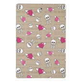 Mini Porte-bloc Crânes (Dos)