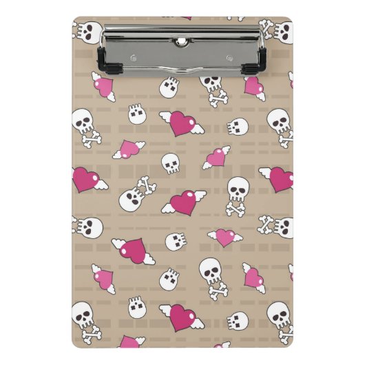 Mini Porte-bloc Crânes (Devant)