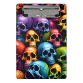 Mini Porte-bloc Crânes arc-en-ciel (Devant)